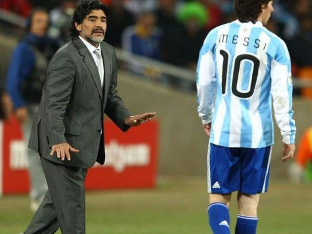 Lionel Messi Pays Tribute To Diego Maradona After Being Slammed By Legend's Son Following Loss To Saudi Arabia